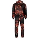 Fractal Chocolate Balls On Black Background Hooded Jumpsuit (Men)  View2