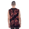 Fractal Chocolate Balls On Black Background Men s Basketball Tank Top View2