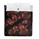 Fractal Chocolate Balls On Black Background Duvet Cover Double Side (Full/ Double Size) View2