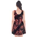 Fractal Chocolate Balls On Black Background Scoop Neck Skater Dress View2