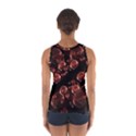 Fractal Chocolate Balls On Black Background Women s Sport Tank Top  View2