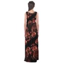 Fractal Chocolate Balls On Black Background Empire Waist Maxi Dress View2