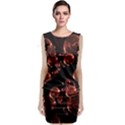 Fractal Chocolate Balls On Black Background Classic Sleeveless Midi Dress View1