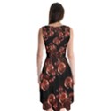 Fractal Chocolate Balls On Black Background Sleeveless Chiffon Dress   View2