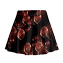 Fractal Chocolate Balls On Black Background Mini Flare Skirt View1