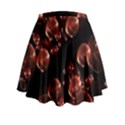 Fractal Chocolate Balls On Black Background Mini Flare Skirt View2