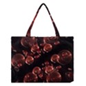 Fractal Chocolate Balls On Black Background Medium Tote Bag View1