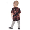 Fractal Chocolate Balls On Black Background Kids  Raglan Tee View2