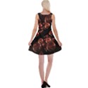 Fractal Chocolate Balls On Black Background Reversible Velvet Sleeveless Dress View2