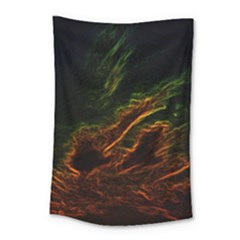 Abstract Glowing Edges Small Tapestry by Simbadda