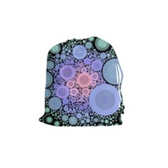 An Abstract Background Consisting Of Pastel Colored Circle Drawstring Pouches (medium)  by Simbadda