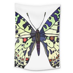 A Colorful Butterfly Image Large Tapestry by Simbadda