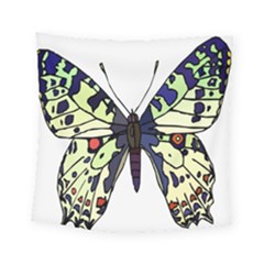 A Colorful Butterfly Image Square Tapestry (small) by Simbadda