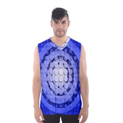 Abstract Background Blue Created With Layers Men s Basketball Tank Top by Simbadda