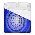 Abstract Background Blue Created With Layers Duvet Cover (Full/ Double Size) View1