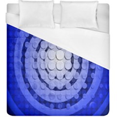 Abstract Background Blue Created With Layers Duvet Cover (king Size) by Simbadda