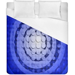 Abstract Background Blue Created With Layers Duvet Cover (california King Size) by Simbadda