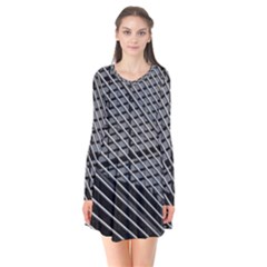 Abstract Architecture Pattern Flare Dress by Simbadda