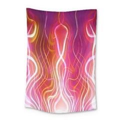 Fire Flames Abstract Background Small Tapestry by Simbadda