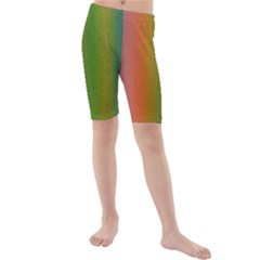 Colorful Stipple Effect Wallpaper Background Kids  Mid Length Swim Shorts by Simbadda