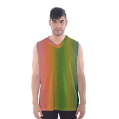 Colorful Stipple Effect Wallpaper Background Men s Basketball Tank Top by Simbadda