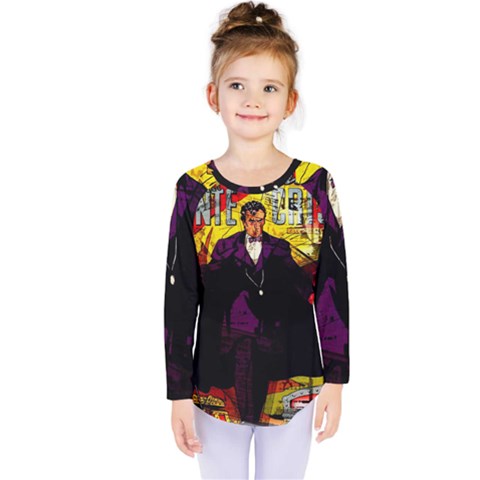 Monte Cristo Kids  Long Sleeve Tee by Valentinaart