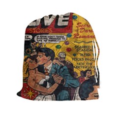 Love Stories Drawstring Pouches (xxl) by Valentinaart