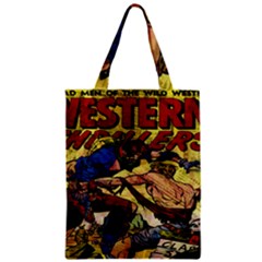 Western Thrillers Zipper Classic Tote Bag by Valentinaart