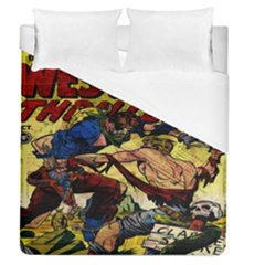 Western Thrillers Duvet Cover (queen Size) by Valentinaart