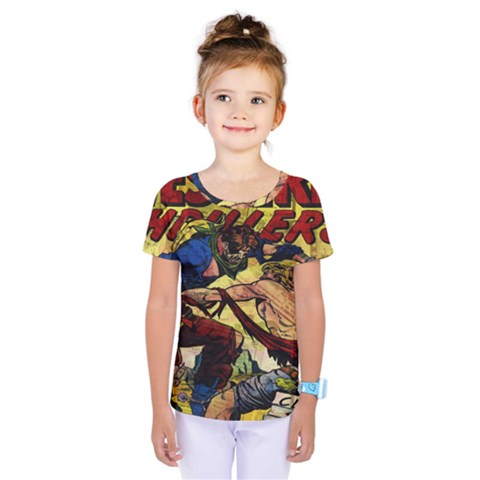 Western Thrillers Kids  One Piece Tee by Valentinaart