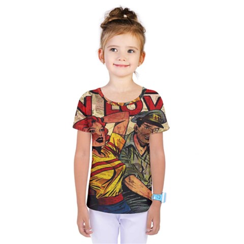 Woman In Love Kids  One Piece Tee by Valentinaart