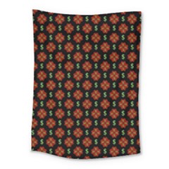 Dollar Sign Graphic Pattern Medium Tapestry by dflcprints