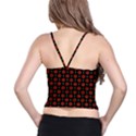 Dollar Sign Graphic Pattern Spaghetti Strap Bra Top View2