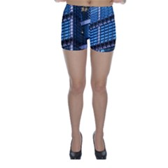 Modern Business Architecture Skinny Shorts