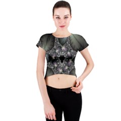 Magic Swirl Crew Neck Crop Top by Simbadda