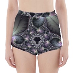 Magic Swirl High-waisted Bikini Bottoms by Simbadda