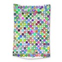 Colorful Dots Balls On White Background Small Tapestry View1