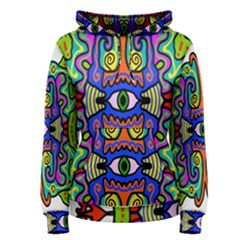 Abstract Shape Doodle Thing Women s Pullover Hoodie by Simbadda