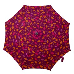 Umbrella Seamless Pattern Pink Lila Hook Handle Umbrellas (medium) by Simbadda