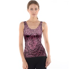 Abstract Purple Background Natural Motive Tank Top by Simbadda