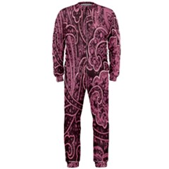 Abstract Purple Background Natural Motive Onepiece Jumpsuit (men)  by Simbadda