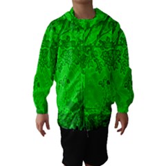 Leaf Outline Abstract Hooded Wind Breaker (kids) by Simbadda