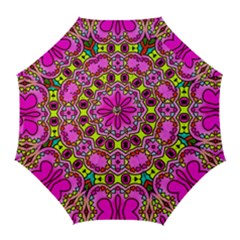 Colourful Abstract Background Design Pattern Golf Umbrellas by Simbadda