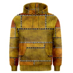 Classic Color Bricks Gradient Wall Men s Pullover Hoodie by Simbadda