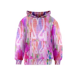 Watercolour Heartbeat Monitor Kids  Pullover Hoodie