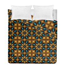 Abstract Daisies Duvet Cover Double Side (full/ Double Size) by Simbadda