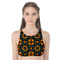 Abstract Daisies Tank Bikini Top by Simbadda