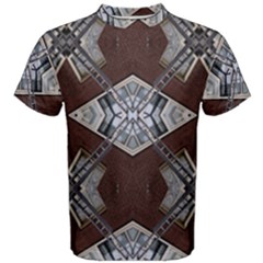 Ladder Against Wall Abstract Alternative Version Men s Cotton Tee by Simbadda