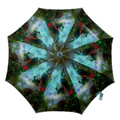 Beautiful Peacock Colorful Hook Handle Umbrellas (large) by Simbadda