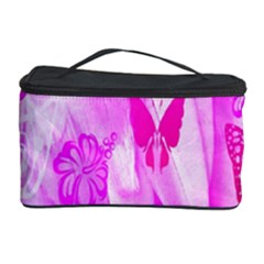 Butterfly Cut Out Pattern Colorful Colors Cosmetic Storage Case by Simbadda